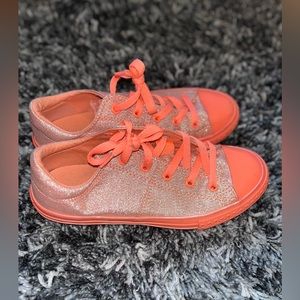 Kids Converse Coral Sneakers